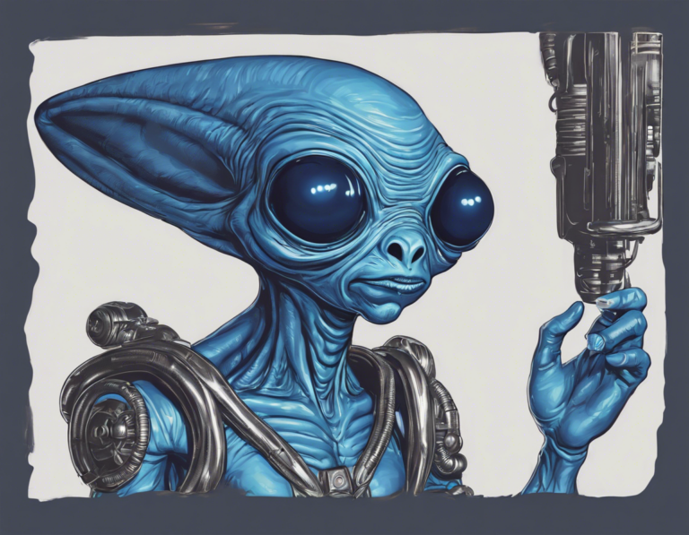 Unraveling the Mystery of the Blue Alien: A Close Encounter