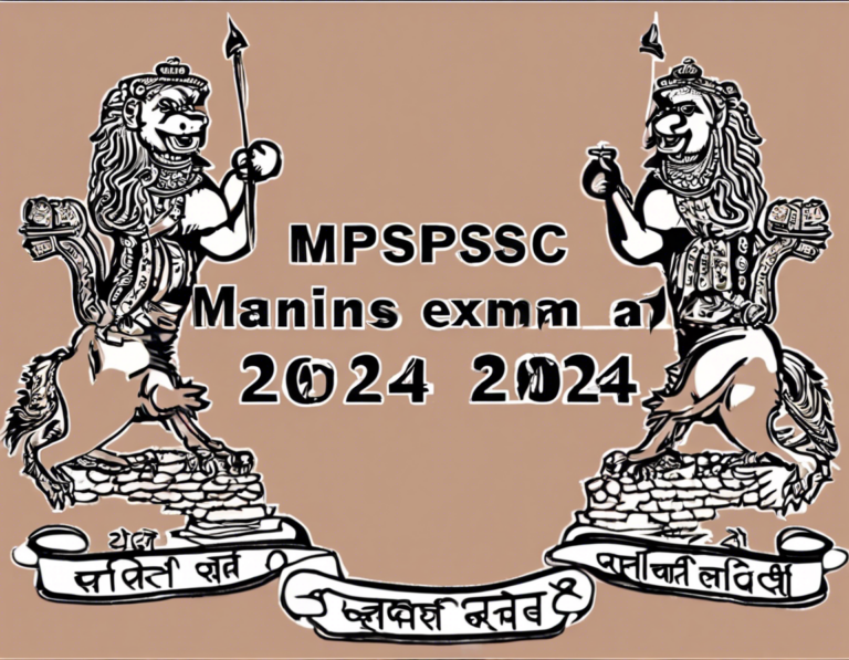 MPPSC Mains Exam 2024: Date Announced